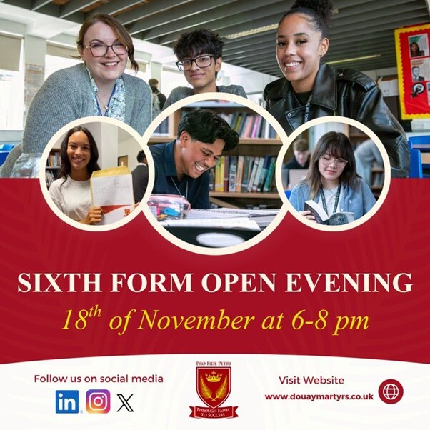 Open evening flyer 18th november 2025