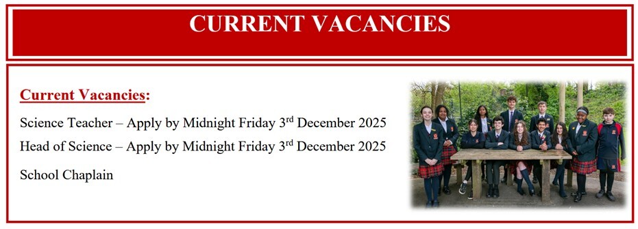 Vacancies november 2025