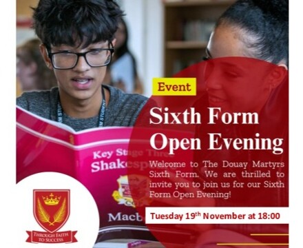 Open evening flyer