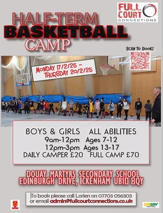 Half term basketball camp